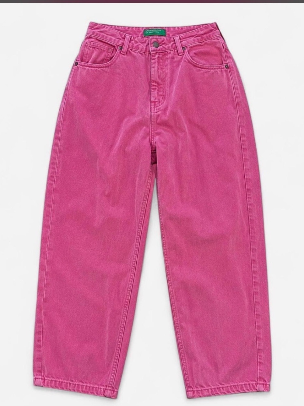 United Colors Of Benetton Hot Pink Straight-Leg Jeans